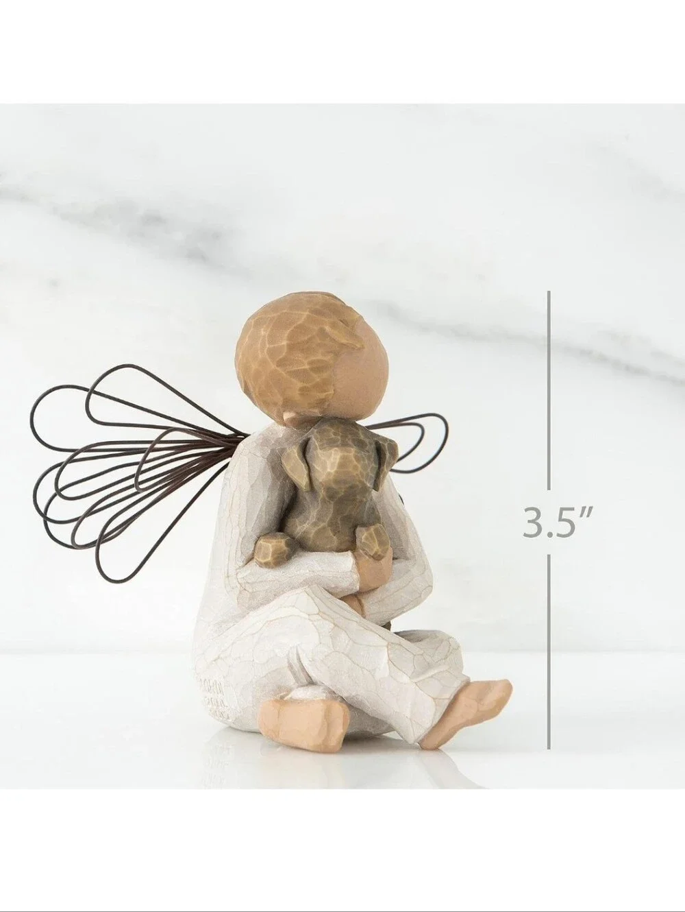 Willow Tree Angel of Comfort Figurine Susan Lordi Boy & Dog - Picture 6 of 10